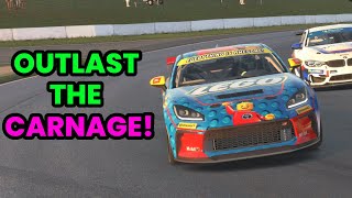 Survive amp Thrive Dodging Carnage for an iRacing Class Victory [upl. by Anihpled]