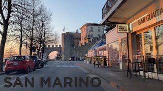 Mountain drive in one of the worlds smallest countries ⛰  San Marino 🇸🇲  4k [upl. by Nylirehc4]