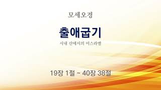 07 시내산에서의 이스라엘  구약 성경  모세 오경  출애굽기 19장 1절  40장 38절 [upl. by Pincas]