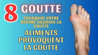 8 aliments à éviter pour prévenir la goutte 🍽️💔 [upl. by Ileek]