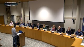 Haverford Township Board of Commissioners Meeting  November 12 2024 [upl. by Terb]