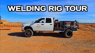 WELDING RIG TOURmobilewelding azdriveshaft dodgecummins millerwelders pipelinerscloud [upl. by Hoeg]