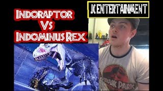 Indoraptor Vs Indominus Rex Reaction [upl. by Jeramey]