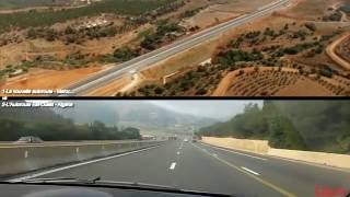 Autoroute EstOuest VS la nouvelle autoroute et le plus grand pont en Afrique [upl. by Dominique]