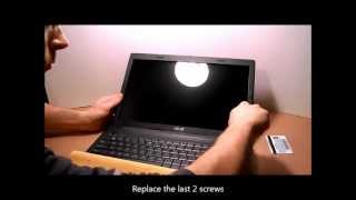 How to replace laptop screen Asus X54HBD1BH [upl. by Naud]