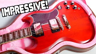 Epis New quotCustom Shopquot SG  2021 Epiphone 1961 Les Paul SG Standard  Aged 60s Cherry Review  Demo [upl. by Moffit]