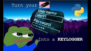 Regular USB No a Dangerous but simple Keystroke Logger 10min Python Code  HOXFRAMEWORK [upl. by Akinej]