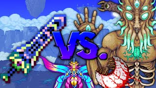 Zenith vs ALL BOSSES  Dungeon Guardian Expert mode Terraria 1449 [upl. by Ibmab]