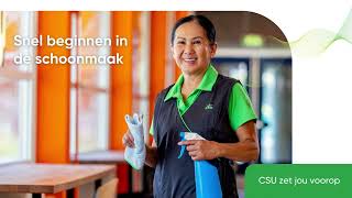 Snel beginnen in de schoonmaak  CSU radiocommercial Qmusic Het Geluid [upl. by Cas]