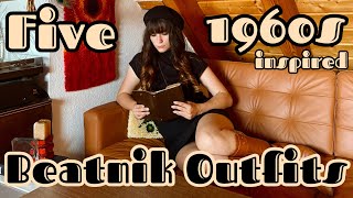 Five Beatnik inspired Outfit Ideas I 60s fashion inspiration [upl. by Annia]