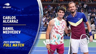 Carlos Alcaraz vs Daniil Medvedev Full Match  2023 US Open Semifinal [upl. by Gnep]