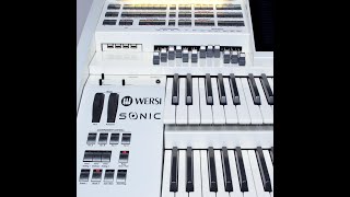 Wersi Sonic OAX500 Livestream  Allens Music Centre [upl. by Yniatirb]