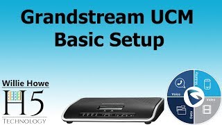 Grandstream UCM IP PBX Basic Setup [upl. by Crandall481]