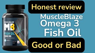 Muscleblaze omega 3 review  muscleblaze fish oil review in hindi [upl. by Reagen]