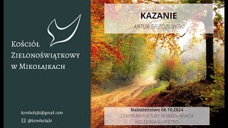 Kazanie Artur Brzozowski  06102024 [upl. by Ymled644]