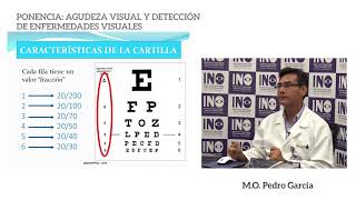 Telecapacitación Agudeza visual y detección de enfermedades oculares Dr Pedro García [upl. by Liza]