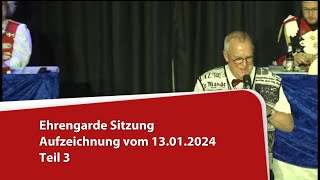 Karnevalsitzung Ehrengarde der Stadt Neuwied 2024 Teil 3 [upl. by Pammie]