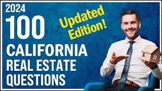 California Real Estate Exam 2024 100 Questions with Explained Answers  Updated Edition [upl. by Onaicram]