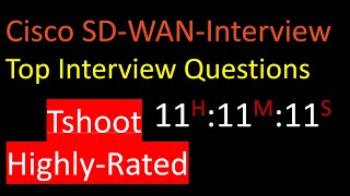 Cisco SDWAN Troubleshooting amp Interview Questions [upl. by Reerg]