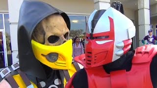 Scorpion VS Sektor  Mortal Kombat Fight in Real Life MK Parody [upl. by Jedediah]