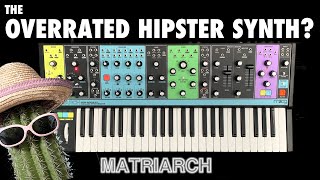 Moog Matriarch Studio Tool or Hipster Synth REVIEW [upl. by Hance]