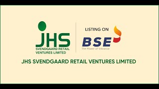 Listing Ceremony of JHS SVENDGAARD RETAIL VENTURES LIMITED [upl. by Oidualc147]