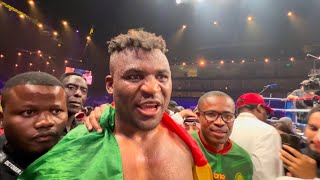 Francis Ngannou Reaction Right After Losing Tyson Fury EsNews Boxing [upl. by Yleme]