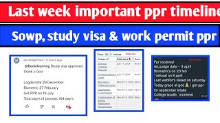 Last week important ppr timeline Todays ppr request timeline canada  Latest Canada PPR [upl. by Gurtner]