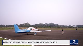 Infraero assume oficialmente o Aeroporto de Canela [upl. by Ruhl155]