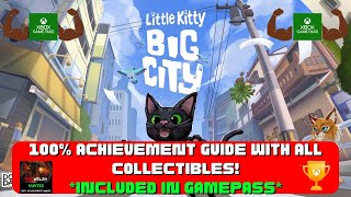 Little Kitty Big City  100 Achievement Guide W ALL Collectibles Included In Gamepass [upl. by Gian192]