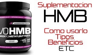 SUPLEMENTO HMB  SUPLEMENTACION DEPORTIVA [upl. by Ogirdor]