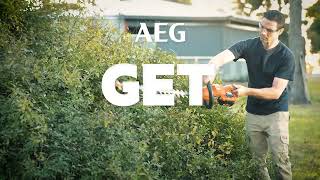 GET MORE with the AEG 18V Hedge Trimmer [upl. by Claudine]