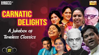 Carnatic Delights  A Jukebox of Timeless Classics  Carnatic Devotional Songs  Bombay SJayashri [upl. by Izabel]