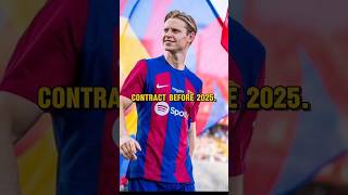 Frenkie de jong might EXTEND his contract until 2029 [upl. by Islehc]