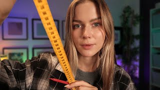 ASMR Relaxing Tailoring Services RP Measuring amp Taking Notes  Soft Spoken [upl. by Ellynn]