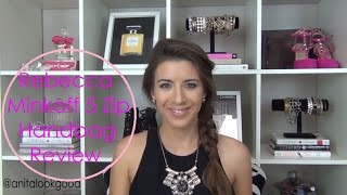 Rebecca Minkoff 5 Zip Handbag Review [upl. by Shieh]