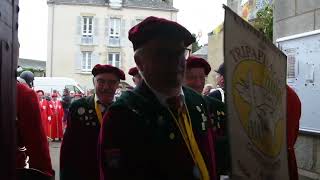 6 Octobre 2024  Entrée des Confréries dans lEglise  Messe de la St Hubert  Pénestin 56 [upl. by Anaujd645]