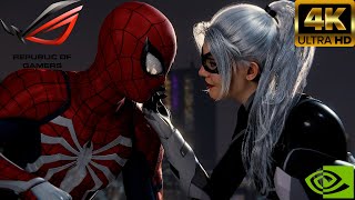 Black Cat Brings Bad Luck  Marvels SpiderMan 4K Gameplay [upl. by Otha527]