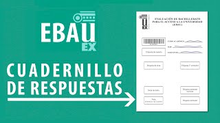 Cuadernillo de respuestas para la EBAU en la UEx [upl. by Eidnac777]