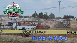 2024 Warren County Fair Trucks amp SUVs Demolition Derby [upl. by Cecil]