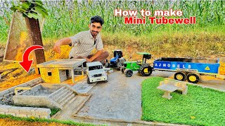 Making a mini tubewell for Mini Farm using Rc tractors 🔥Aakash946 [upl. by Shaina]