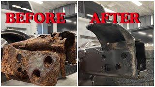 Rusty Truck Frame Repair [upl. by Lawtun]