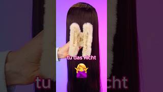 Voluminöser Zopf mit Haarklammer 🩷🤩 zopf haarklammer frisur frisuren frisurentutorial shorts [upl. by Charissa]