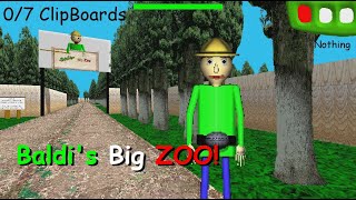 Baldis Big Zoo  Baldis Basics Mod [upl. by Uokes]