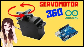 🔵 SERVOMOTOR de 360 con ARDUINO Giro Continuo 023 [upl. by Eelrehpotsirhc]