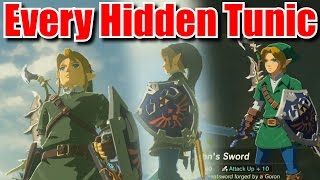 Fastest Way to Unlock Every Green Tunic  Zelda Breath of the Wild Tips and Tricks [upl. by Flowers70]