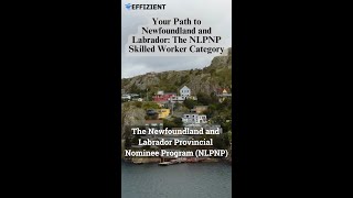 Your Path to Newfoundland and Labrador The NLPNP Skilled Worker Category [upl. by Survance]