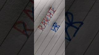 RAKHI name logo shorts artist art trending [upl. by Odnala]