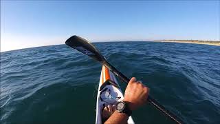 Downwind Surfski Paddling  How I Catch Runs [upl. by Ivanna]