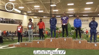 2019 60m Finals  NJCAA DI Indoor TampF Championships  NJCAA National Champion Tavarius Wright [upl. by Way]